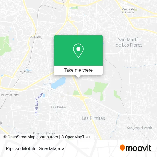 Riposo Mobile map