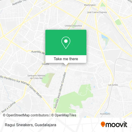Ragui Sneakers map