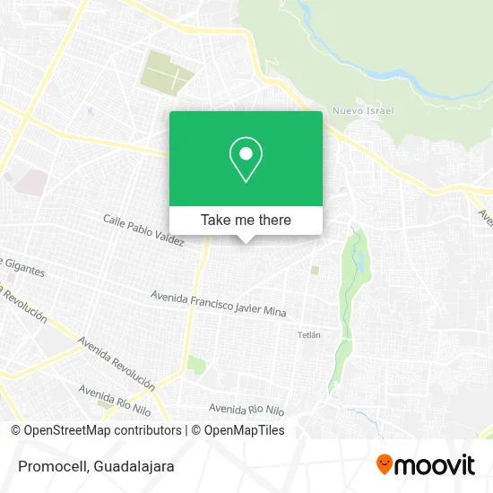 Promocell map