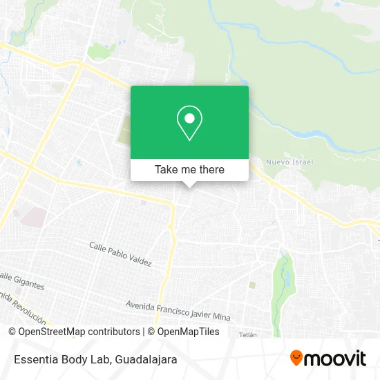 Essentia Body Lab map