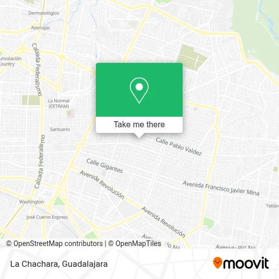 La Chachara map