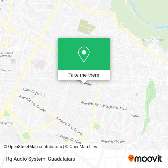 Rq Audio System map