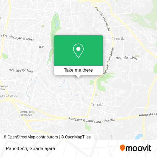 Paneltech map