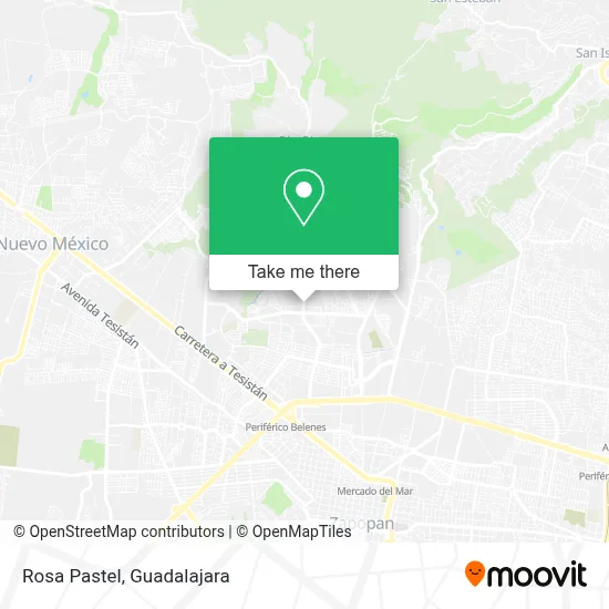 Rosa Pastel map