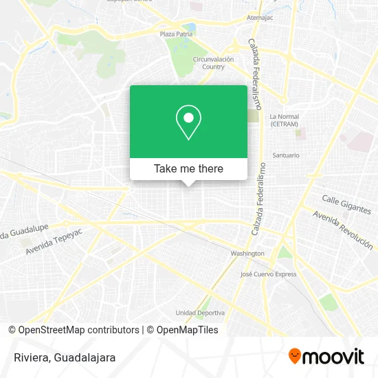 Riviera map