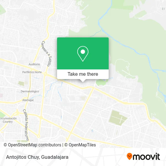 Antojitos Chuy map