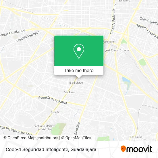 Code-4 Seguridad Inteligente map