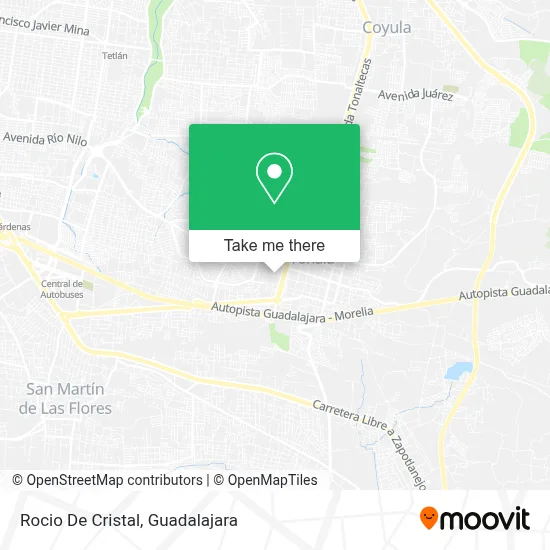 Rocio De Cristal map