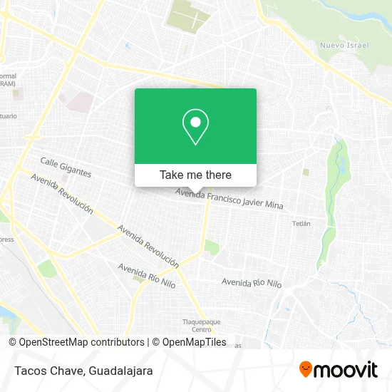 Tacos Chave map