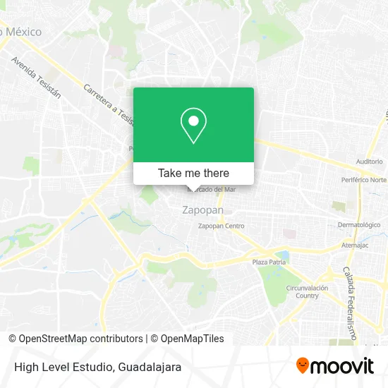 High Level Estudio map