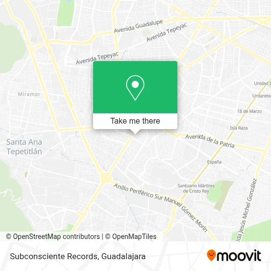 Subconsciente Records map