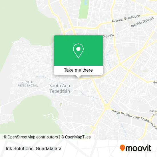 Ink Solutions map