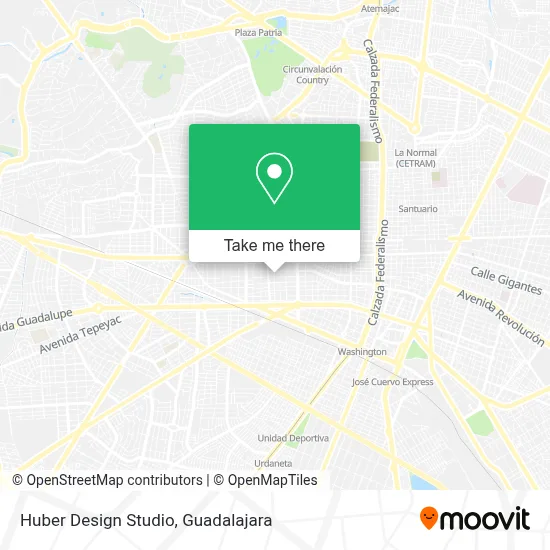 Huber Design Studio map