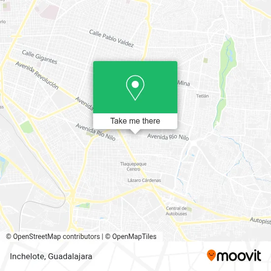 Inchelote map