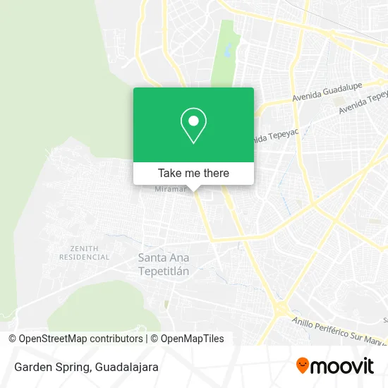 Garden Spring map