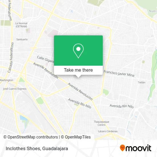 Inclothes Shoes map