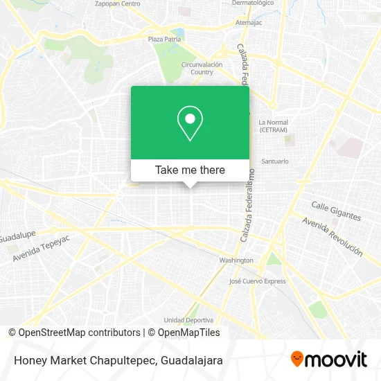 Honey Market Chapultepec map