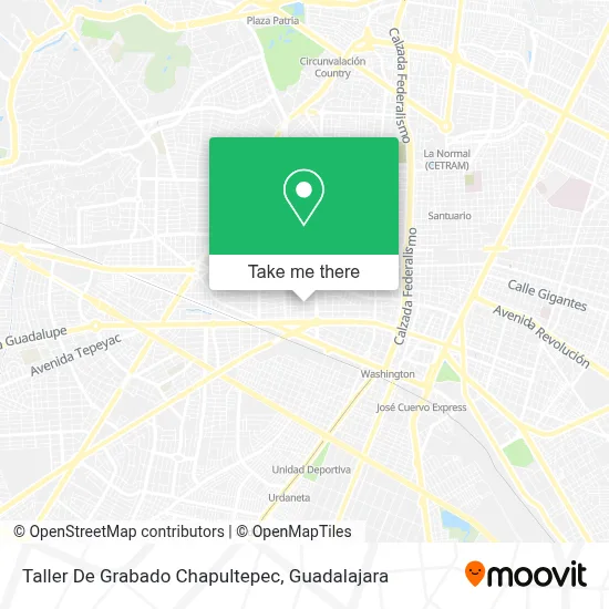 Taller De Grabado Chapultepec map