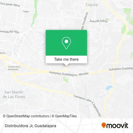 Distribuidora Jr map