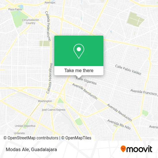 Modas Ale map