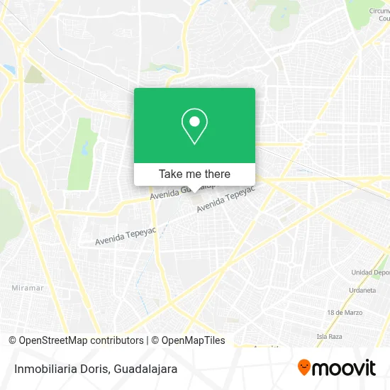 Inmobiliaria Doris map