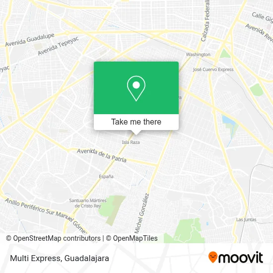 Multi Express map