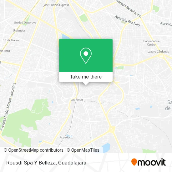 Rousdi Spa Y Belleza map