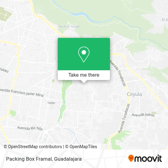 Packing Box Framal map