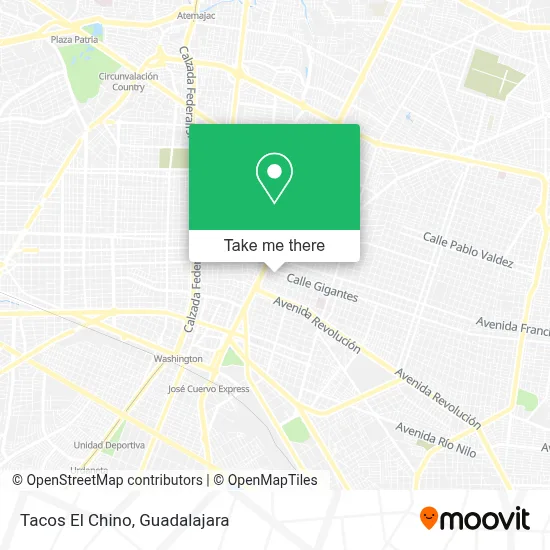 Tacos El Chino map