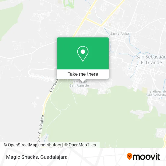 Magic Snacks map
