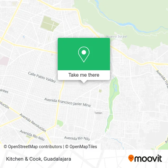 Kitchen & Cook map
