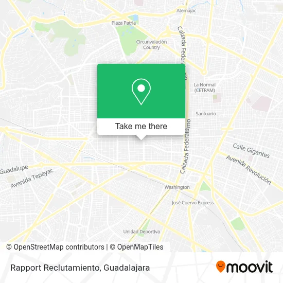 Rapport Reclutamiento map