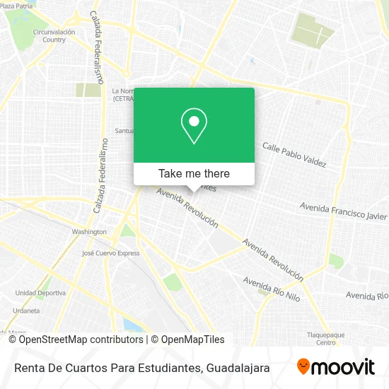 Renta De Cuartos Para Estudiantes map