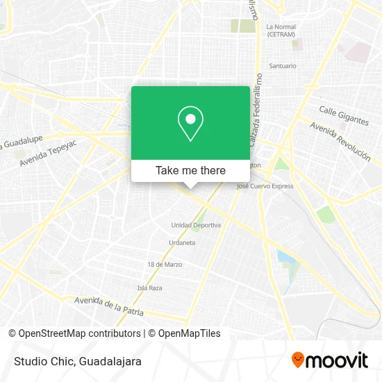 Studio Chic map