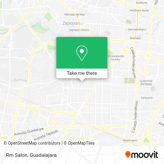 Rm Salon map