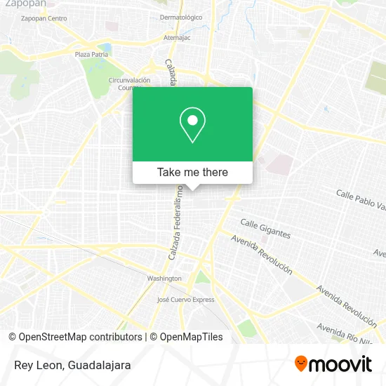 Rey Leon map