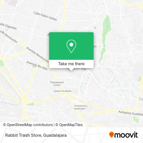 Rabbit Trash Store map
