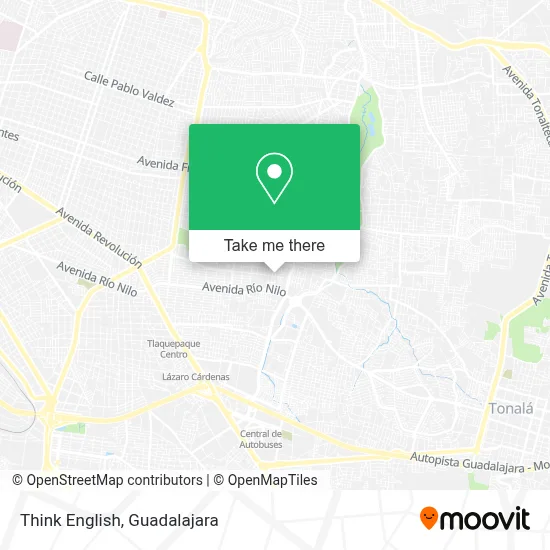 Think English map
