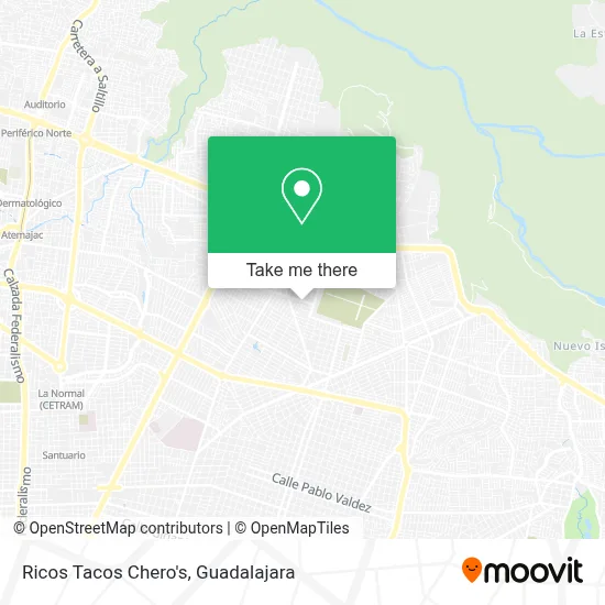 Ricos Tacos Chero's map
