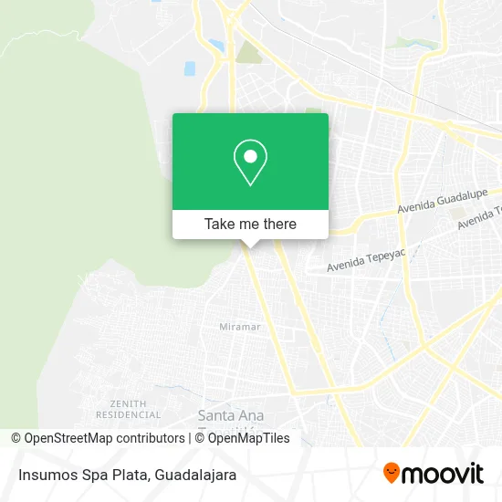 Insumos Spa Plata map