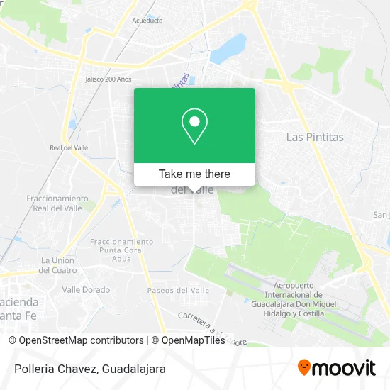 Polleria Chavez map