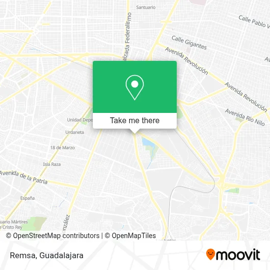 Remsa map