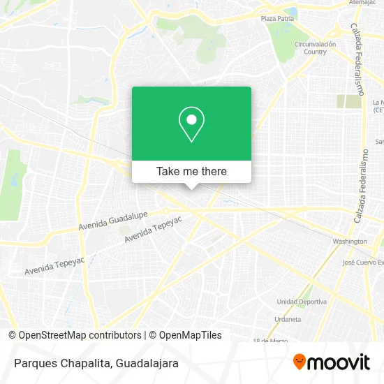 Parques Chapalita map