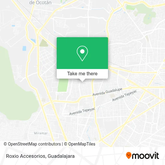 Roxio Accesorios map