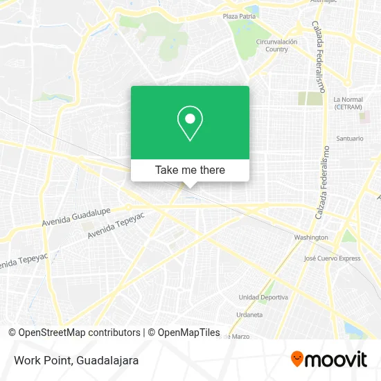 Work Point map