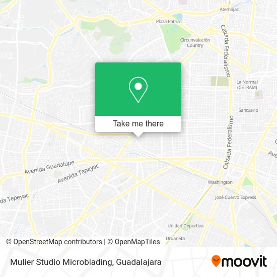 Mulier Studio Microblading map