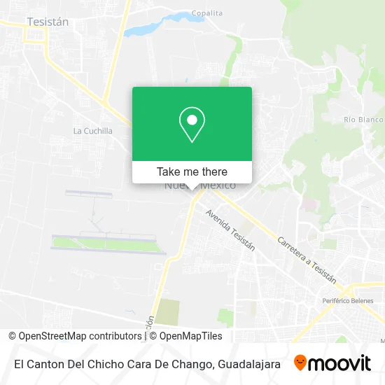 El Canton Del Chicho Cara De Chango map