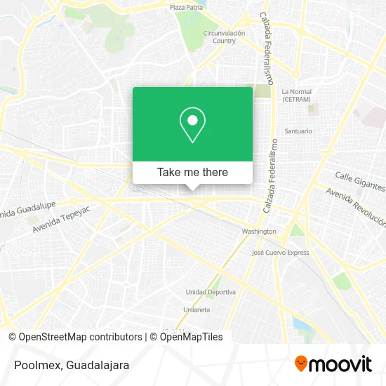 Poolmex map