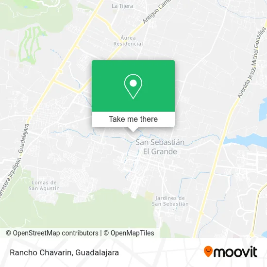 Rancho Chavarin map