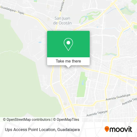 Ups Access Point Location map
